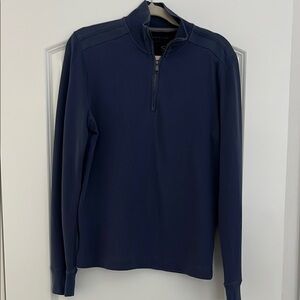 Navy Blue Quarter-Zip Pullover